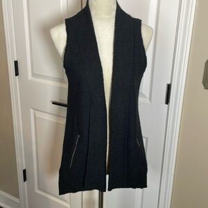 Apropos Wool Blend Black Vest Size Small‎